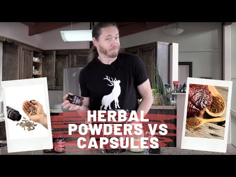 Herbal Powders vs Capsules  What's the difference and which is right for you?