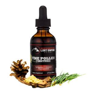 Pine Pollen Tincture Lost Empire Herbs for Male Hormone Health