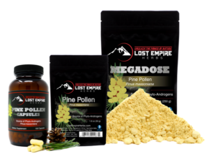 pine pollen products