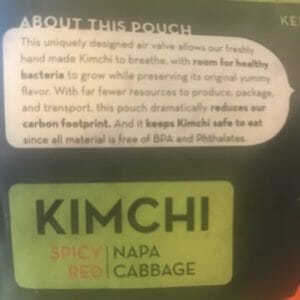 BPA and Phthalate Free Kim Chi