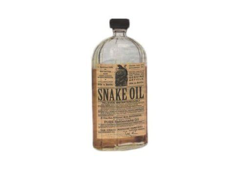 Snake Oil Bottle