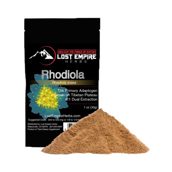 Rhodiola Rosea Organic 6:1 Dual Extract (30 Grams) - Lost Empire Herbs