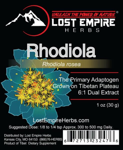 Rhodiola Label 