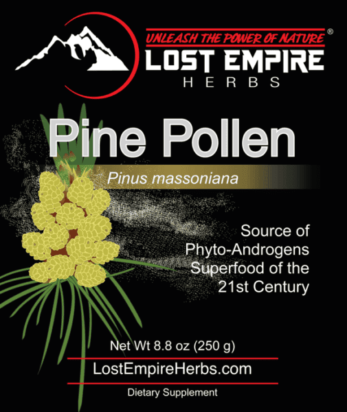 New Pine Pollen Powder Label