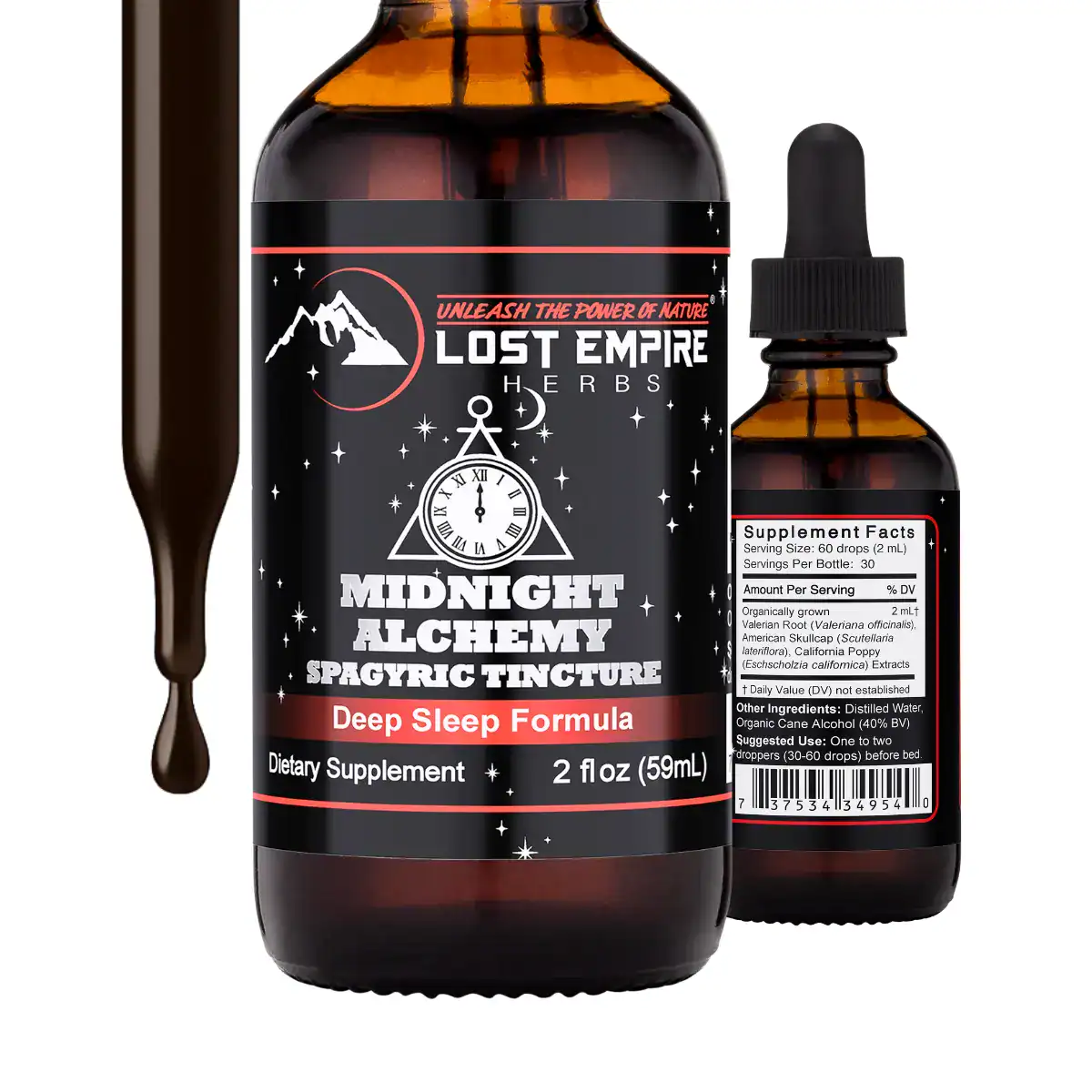Midnight Alchemy Restorative Sleep Tincture - Lost Empire Herbs